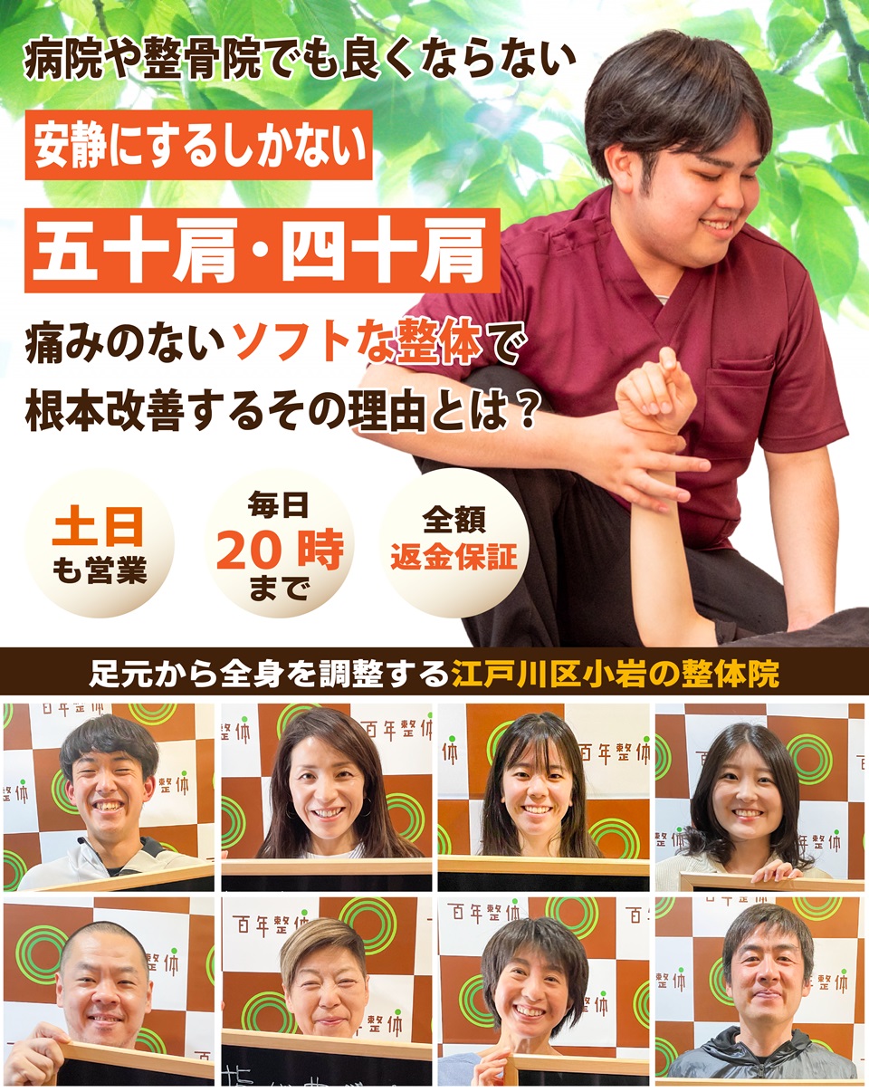 病院や整骨院でも良くならない  安静にするしかない五十肩・四十肩   痛みのないソフトな整体で根本改善するその理由とは？